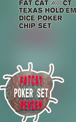 Fat cat poker set