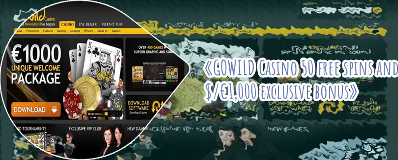 Go wild casino 50 free spins