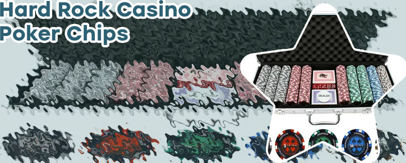 Hard rock poker chip set
